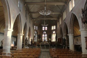 In the church of Saint Léonard, Honfleur-Normandy