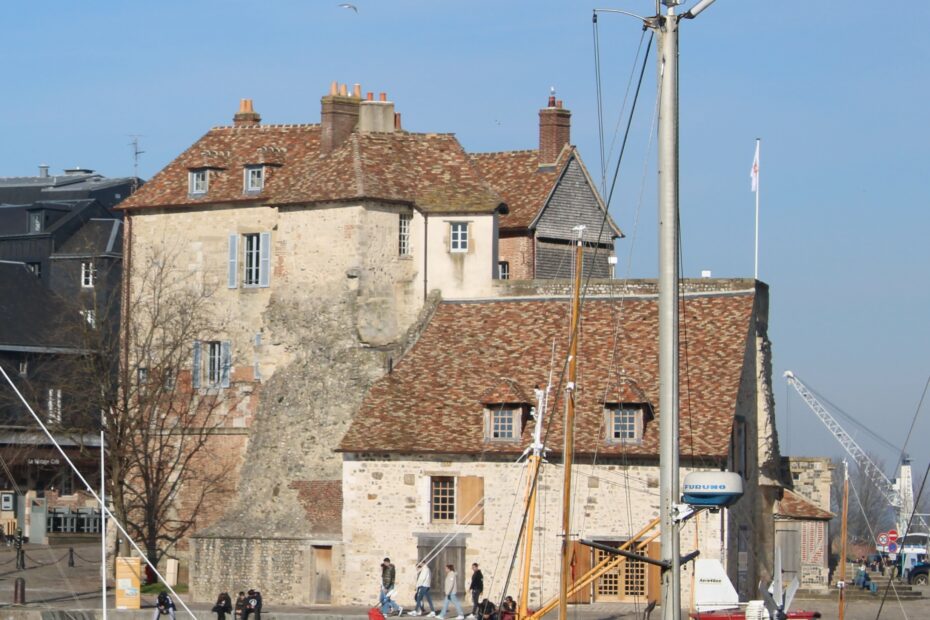 The Lieutenance on the old harbor of Honfleur was the residence of the French king's lieutenant until the 17th century.