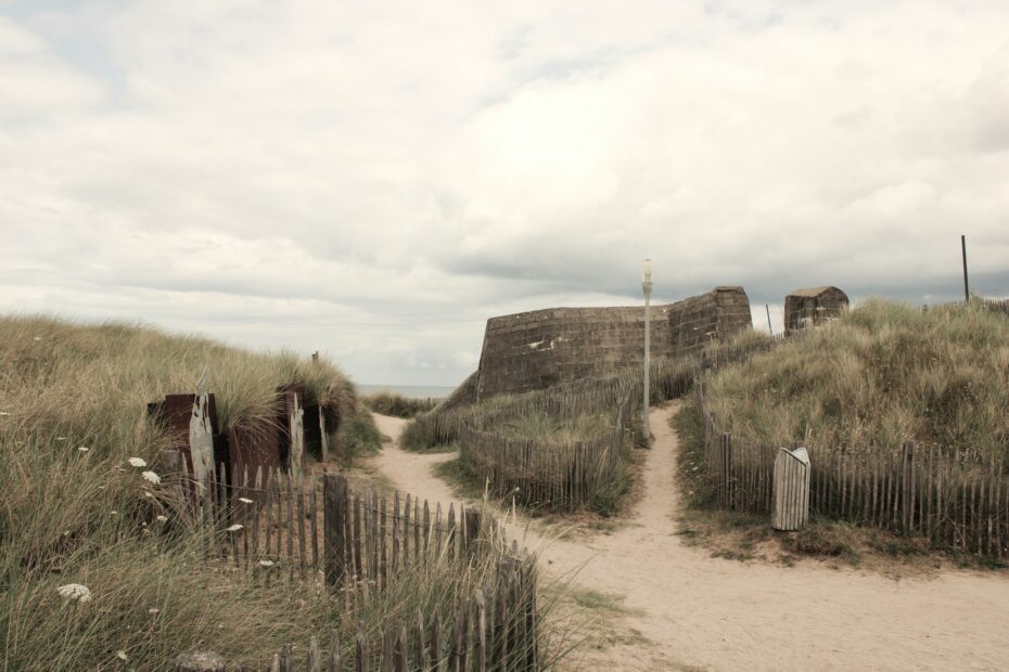 The Canadian landing sector in Normandy