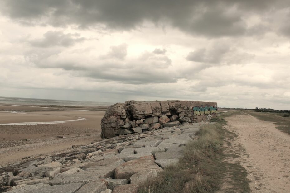 German bunker on Juno Beach