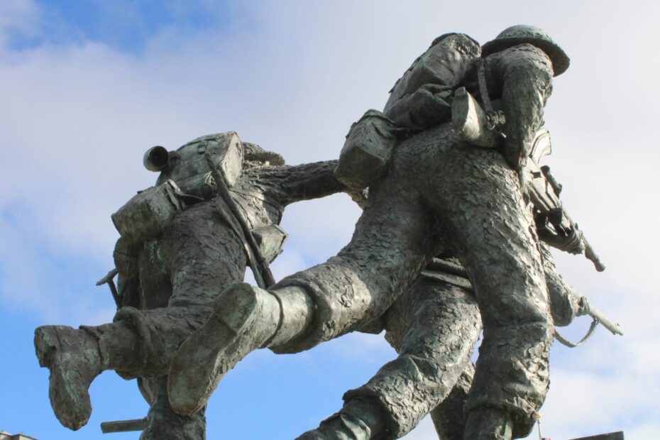 The Normandy British Memorial in Ver sur Mer Gold Beach