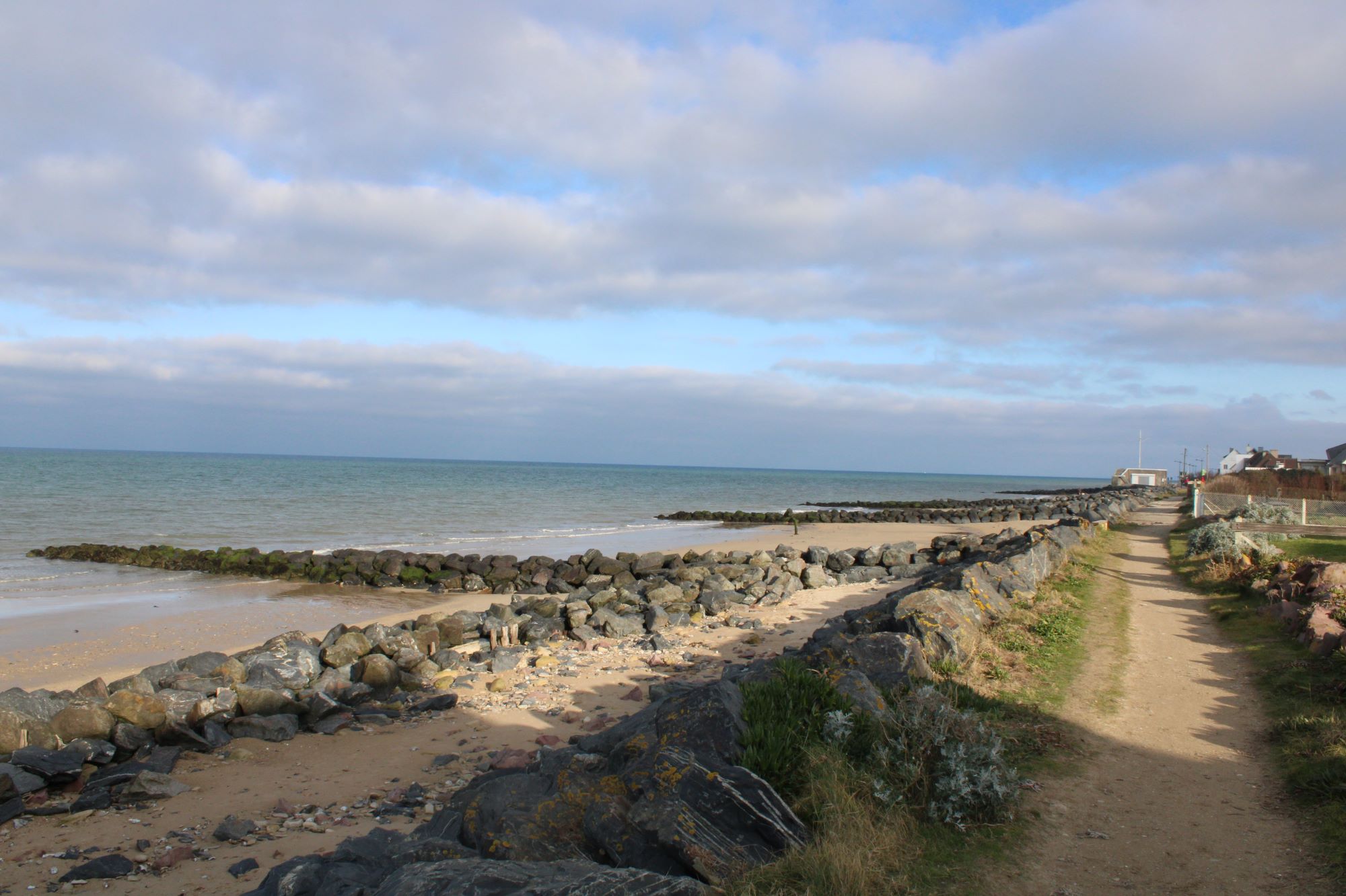 Beach of Ver-sur-Mer on Gold Beach, Normandy