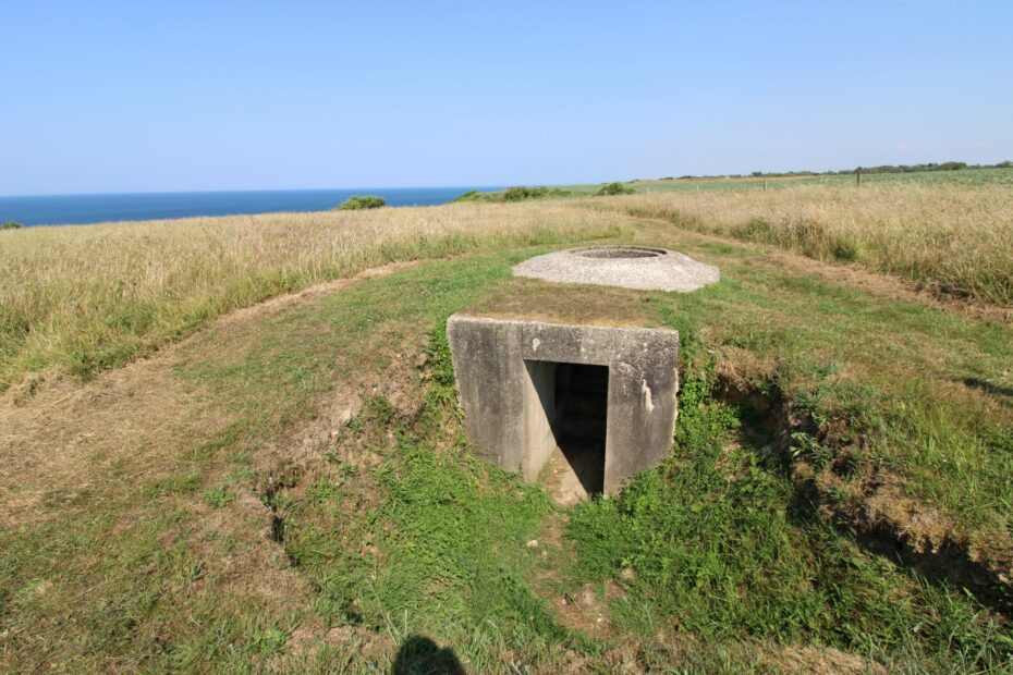 Remains of a German bunker at la Révolution hamlet.