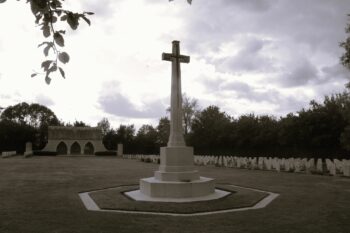 British war cemetery in Hermanville-sur-Mer, Sword beach sector, Normandy