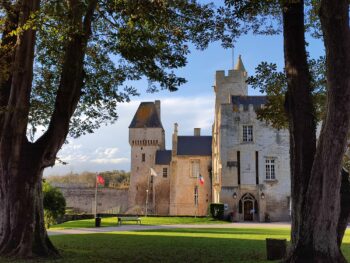 Castle of Creully-sur-Seulles in Normandy