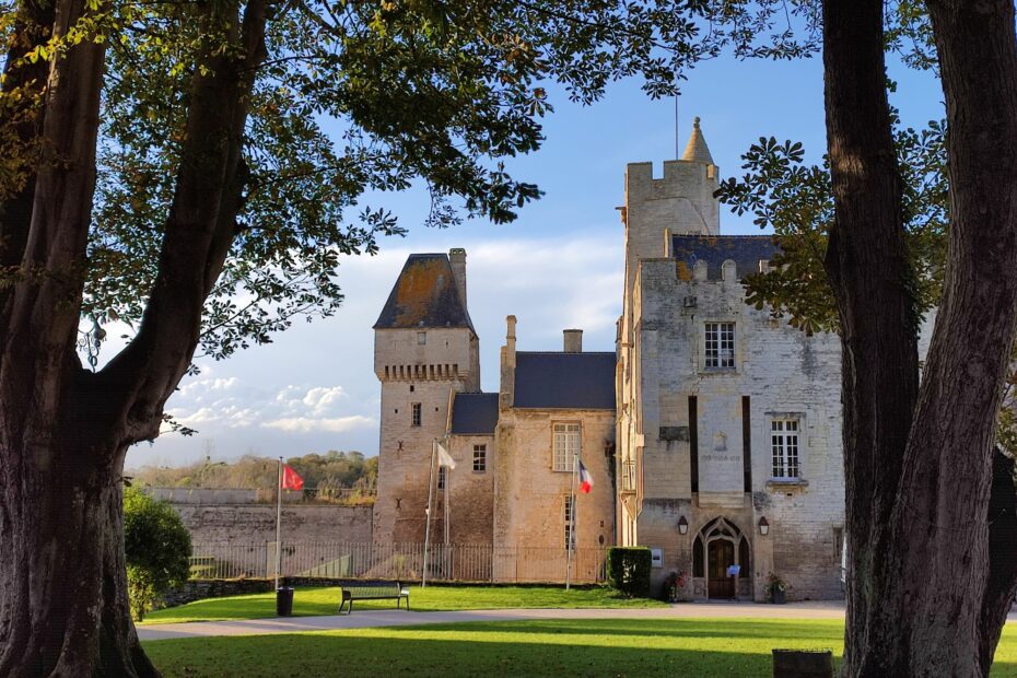 Castle of Creully-sur-Seulles in Normandy