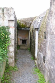 Command post A at the Hillman fortress in Colleville-Montgomery, Normandy