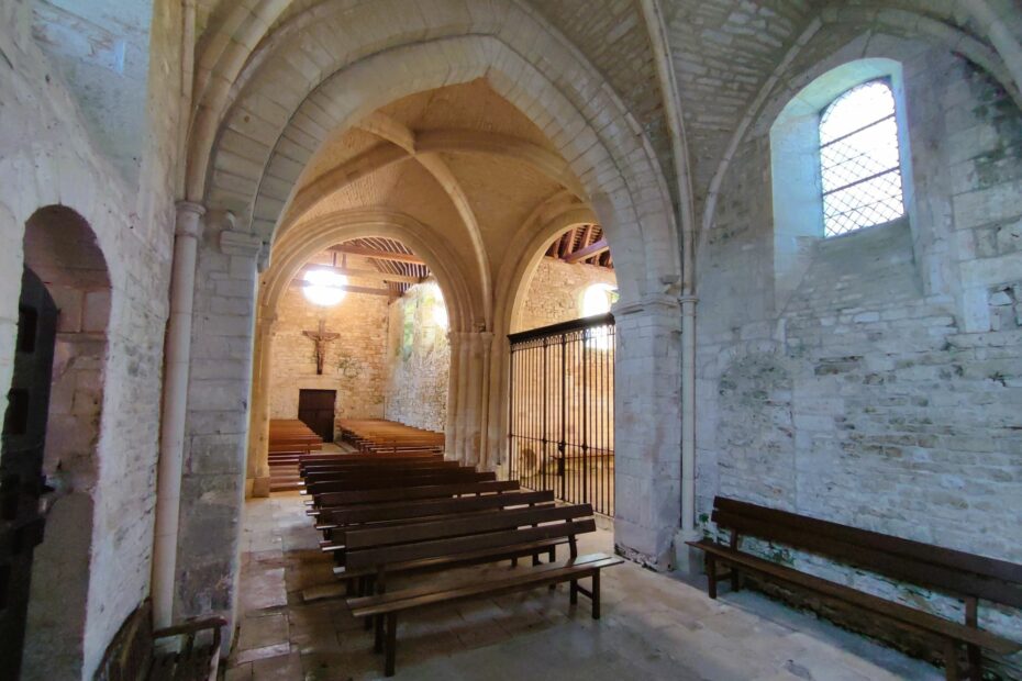 Sainte-Anne church in Jardins de Brécy, Normandy