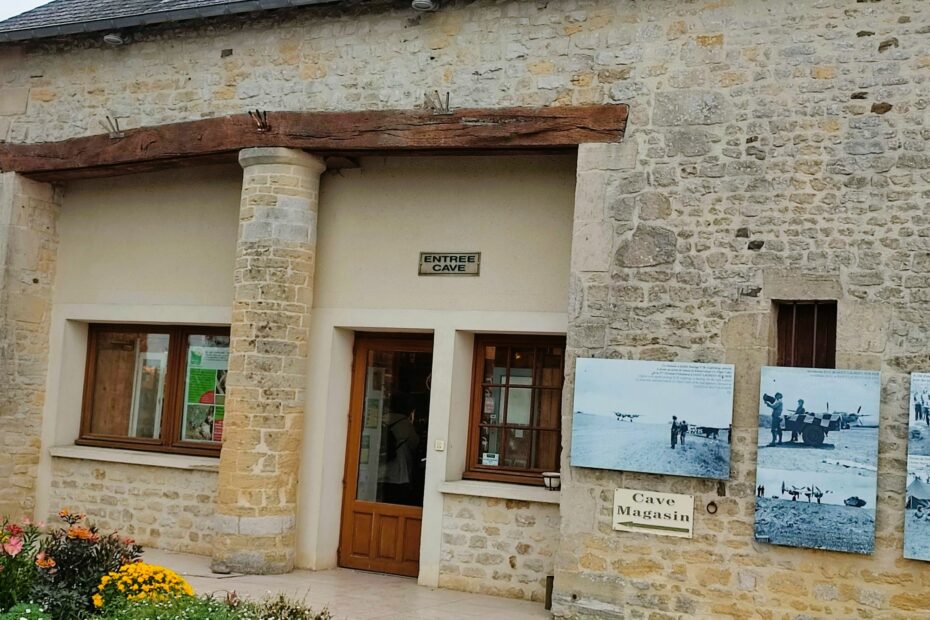 Shop at La Ferme de la Sapinière, Omaha Beach sector, Normandy