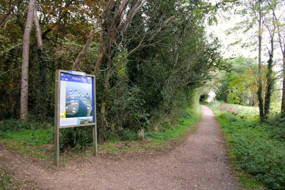 Starting point of the walk to La Pointe du Siège in Ouistreham, Normandy