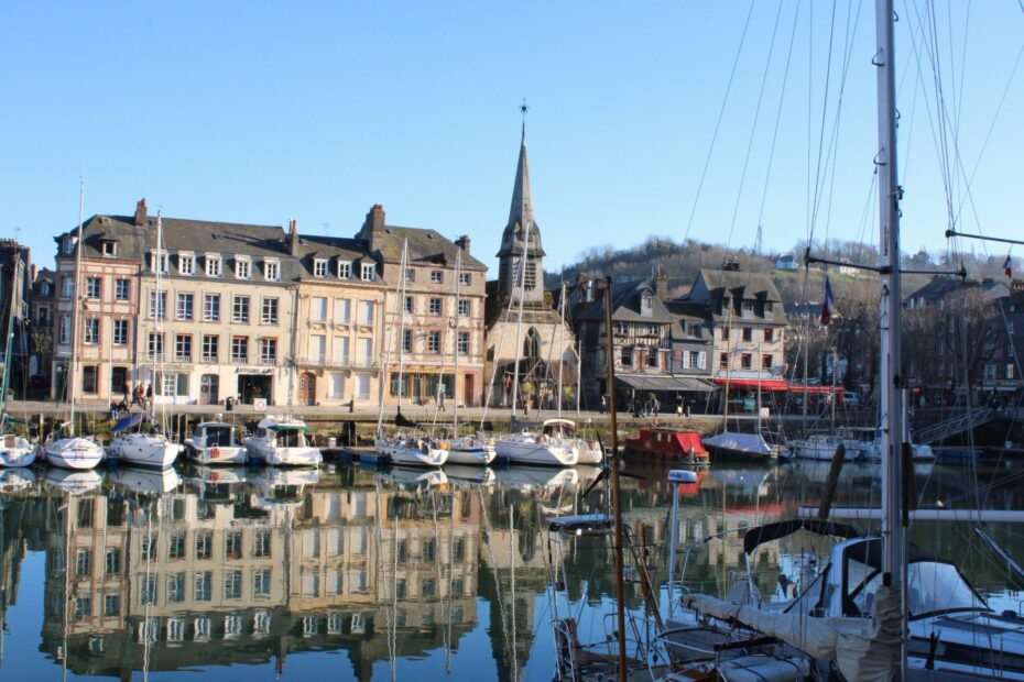 The old harbour of Honfleur, Normandy