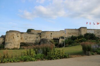 William the Conqueror Ducal castle in Caen Normandy