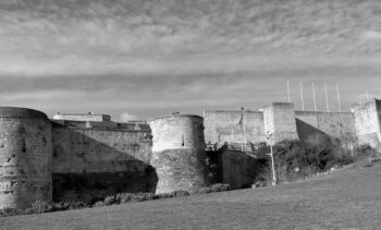 Caen ducal castle in Normandy