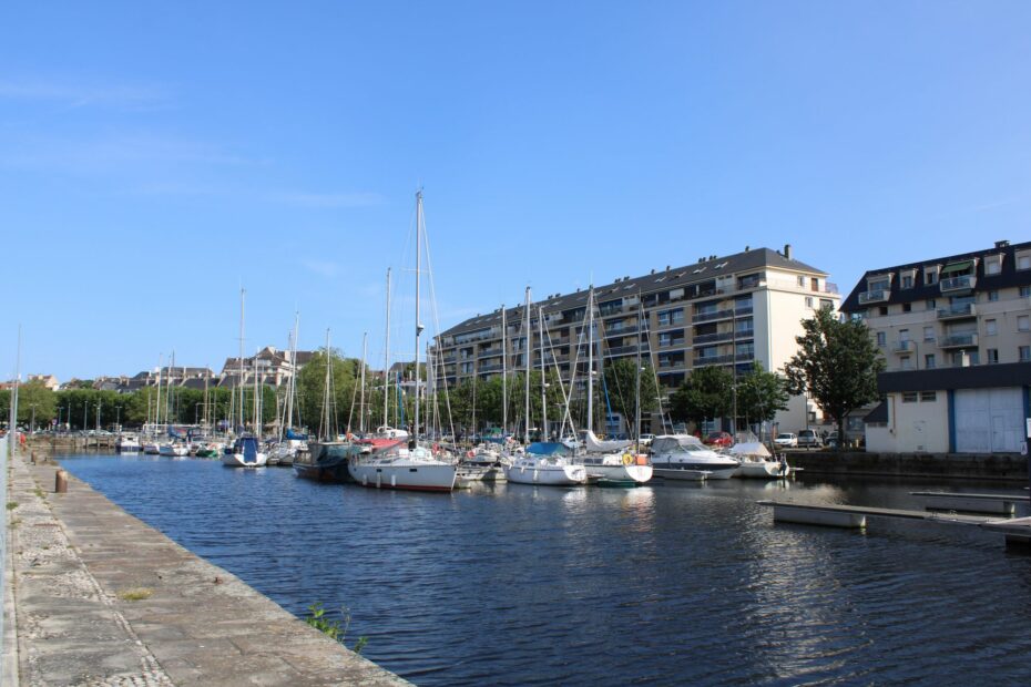 Marina of Caen, Normandy