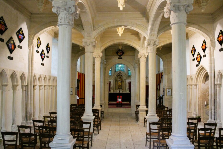 Notre Dame du Val Bunel Chapel at Château de Fontaine Henry, Normandy