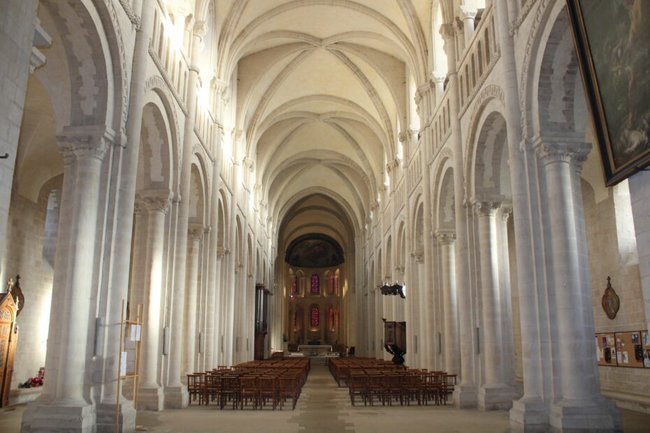 The Holy Trinity church at the Ladies' Abbey, Caen, Normandy