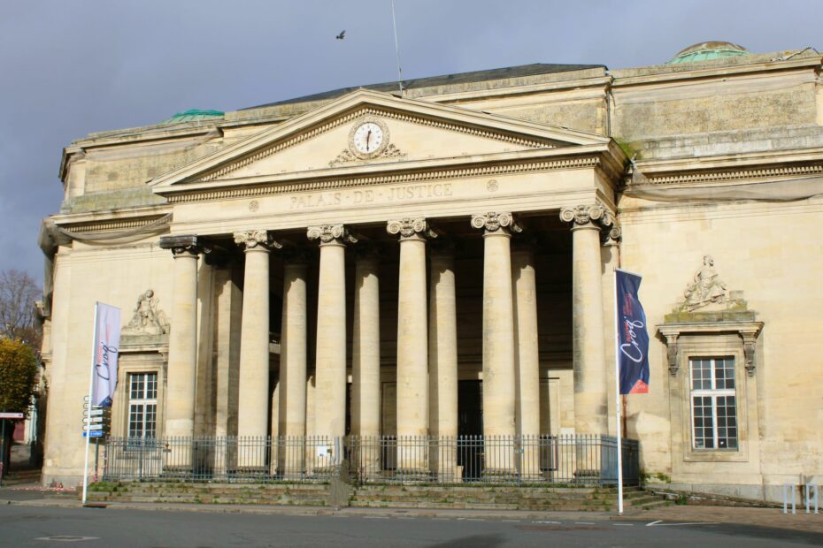 The former Court of Caen, Normandy