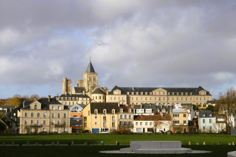 View of the Ladies' Abbey of Caen, Normandy