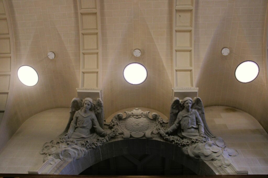 In the Chapel of the Carmel in Lisieux, Normandy