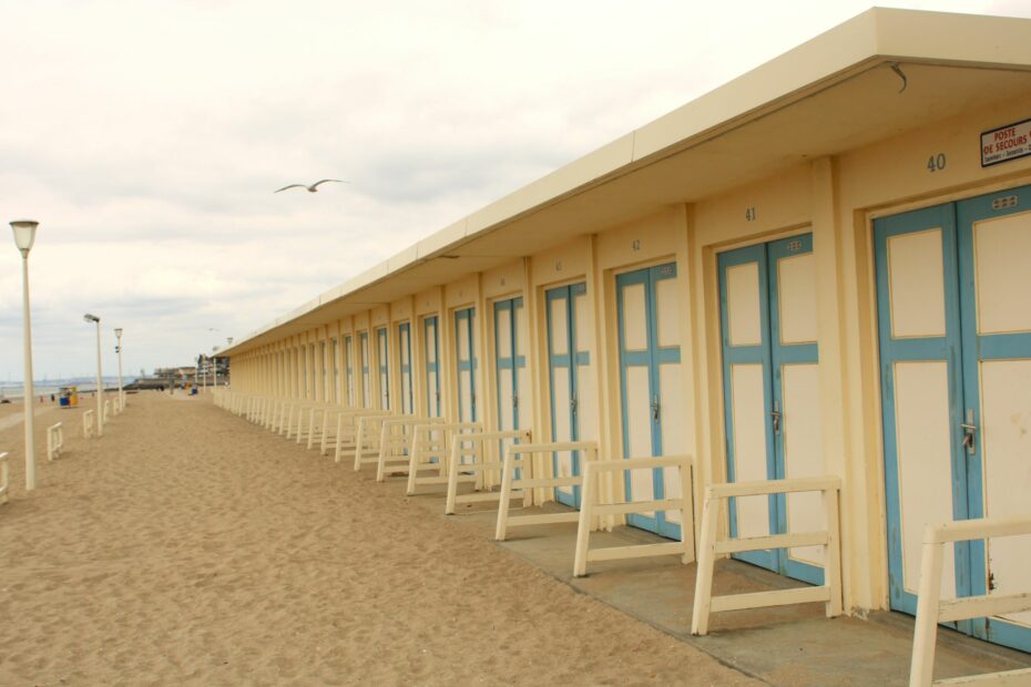 Trouville beach cabins, Normandy