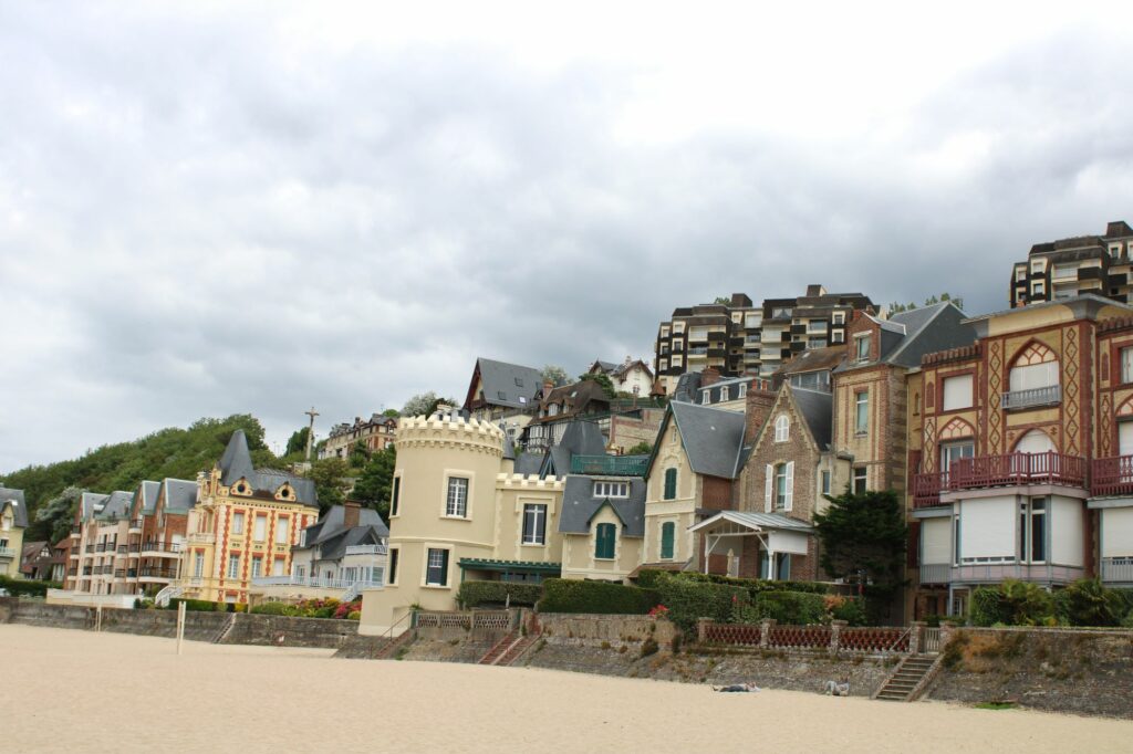 Villas on Trouville beach, Normandy