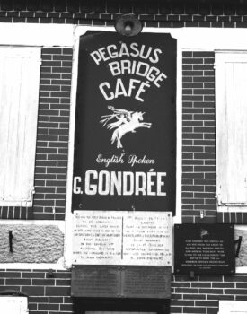 Café Gondrée at pegasus Bridge, Normandy