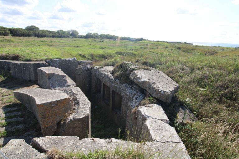 German bunkers at Pointe du Hoc, Normandy