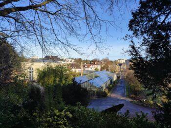 Jardin des plantes of Caen and the green house, Normandy