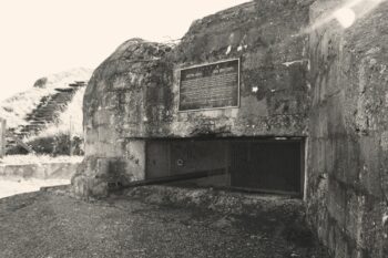 Le Ruquet German bunker -WN 65- and its cannon