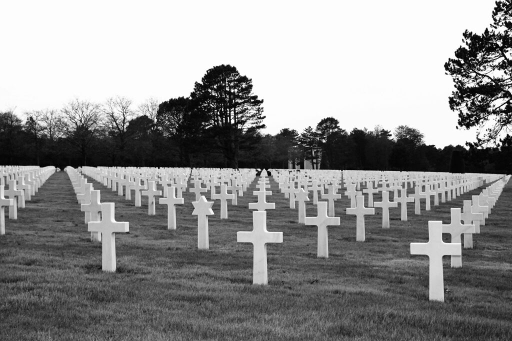 The American cemetery, Omaha Beach, Normandy