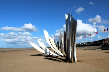 The Braves Memorial on Omaha Beach, Normandy