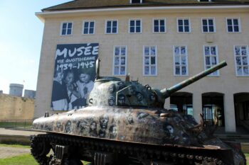 Falaise Memorial Museum, Civilians at war, Normandy