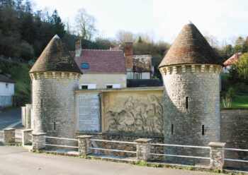 Fountain of Arlette in Falaise, Normandy