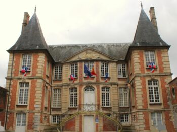 Town hall of Pont L'Evêque, Hotel de Brilly from the 17th and 18th centuries, Normandy