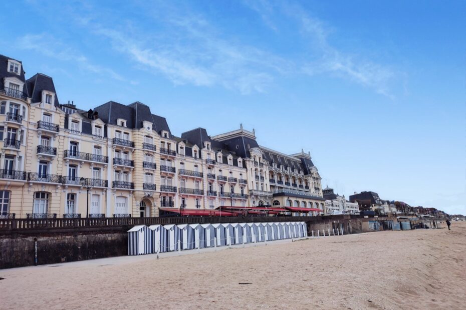 Cabourg, the beach and the Grand Hotel, Normandy