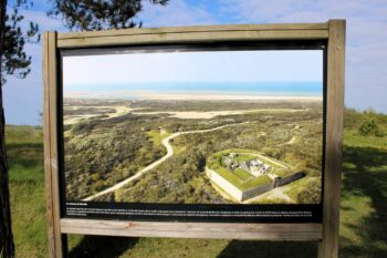 La Redoute of Merville, Normandy - Picture at the House of Nature in Sallenelles, Normandy