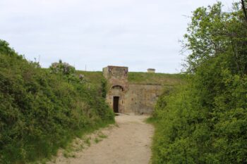 Path to the Redoute of Merville, Normandy