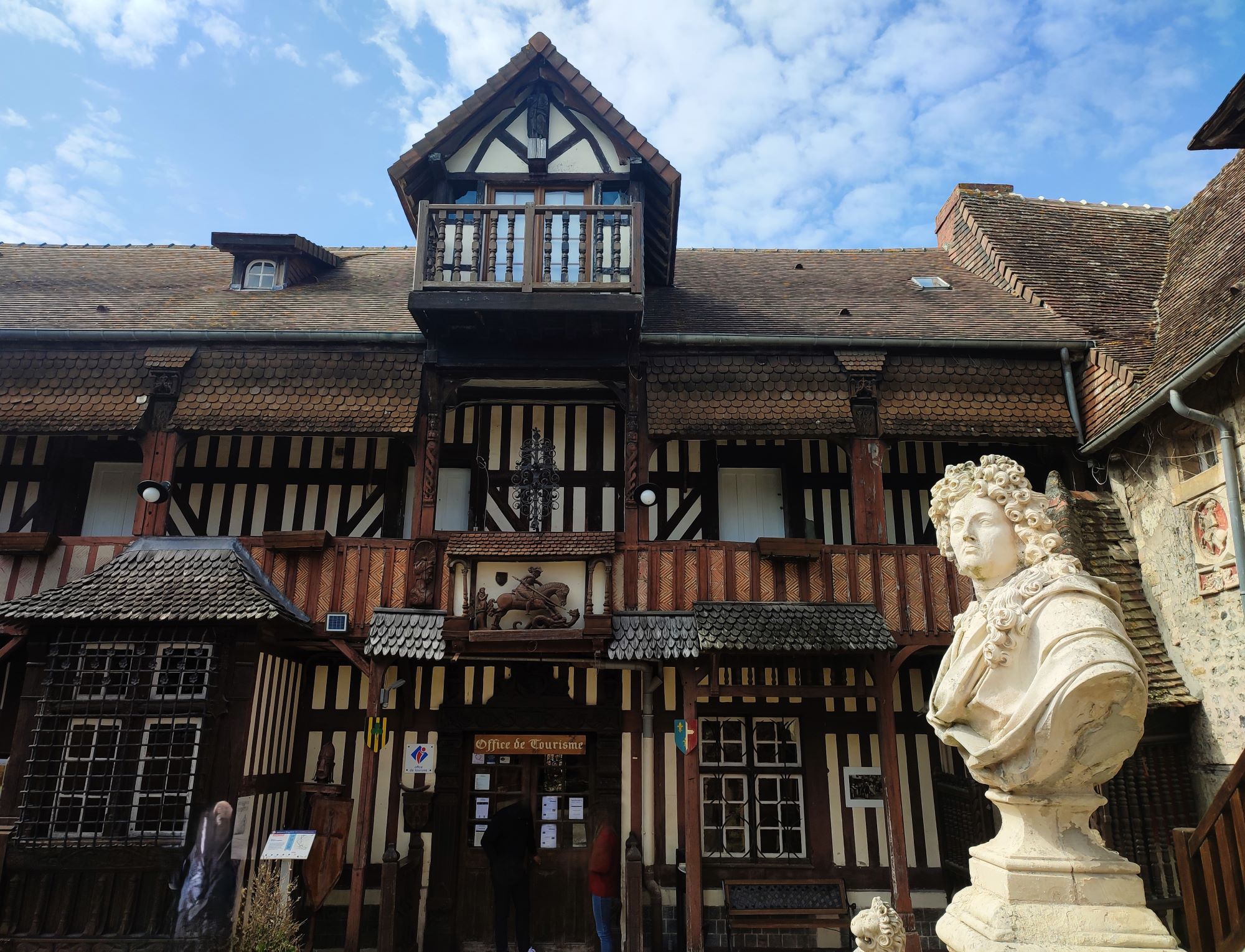 The Office of Tourism in the village of art in Dives sur Mer, Normandy