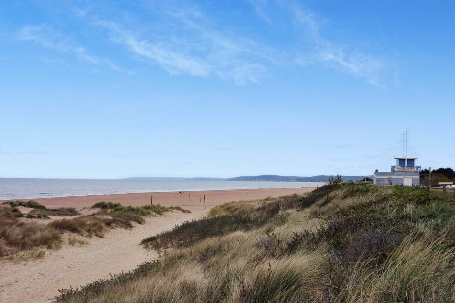 The beach of Merville-Franceville, Normandy