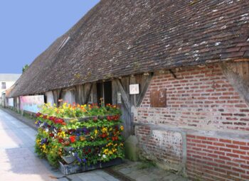 The market hall in Dives sur Mer, Normandy