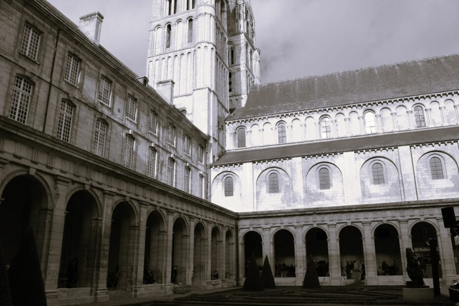 Cloister of the men's Abbey, Caen, Normandy