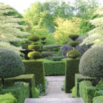 Gardens in Calvados near Bayeux, Normandy