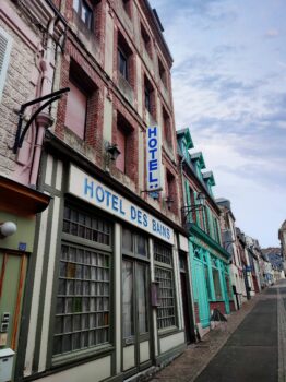 Hotel des bains in Villerville, Normandy