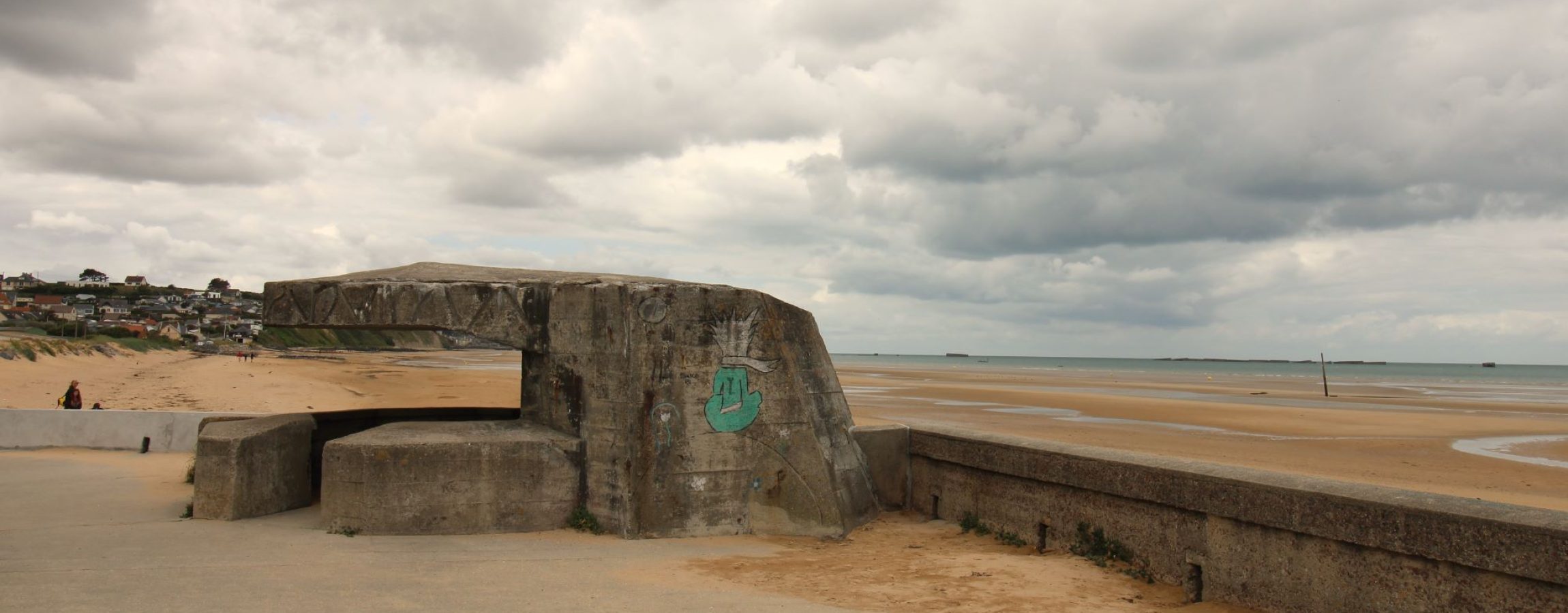 Bunker on Asnelles beach